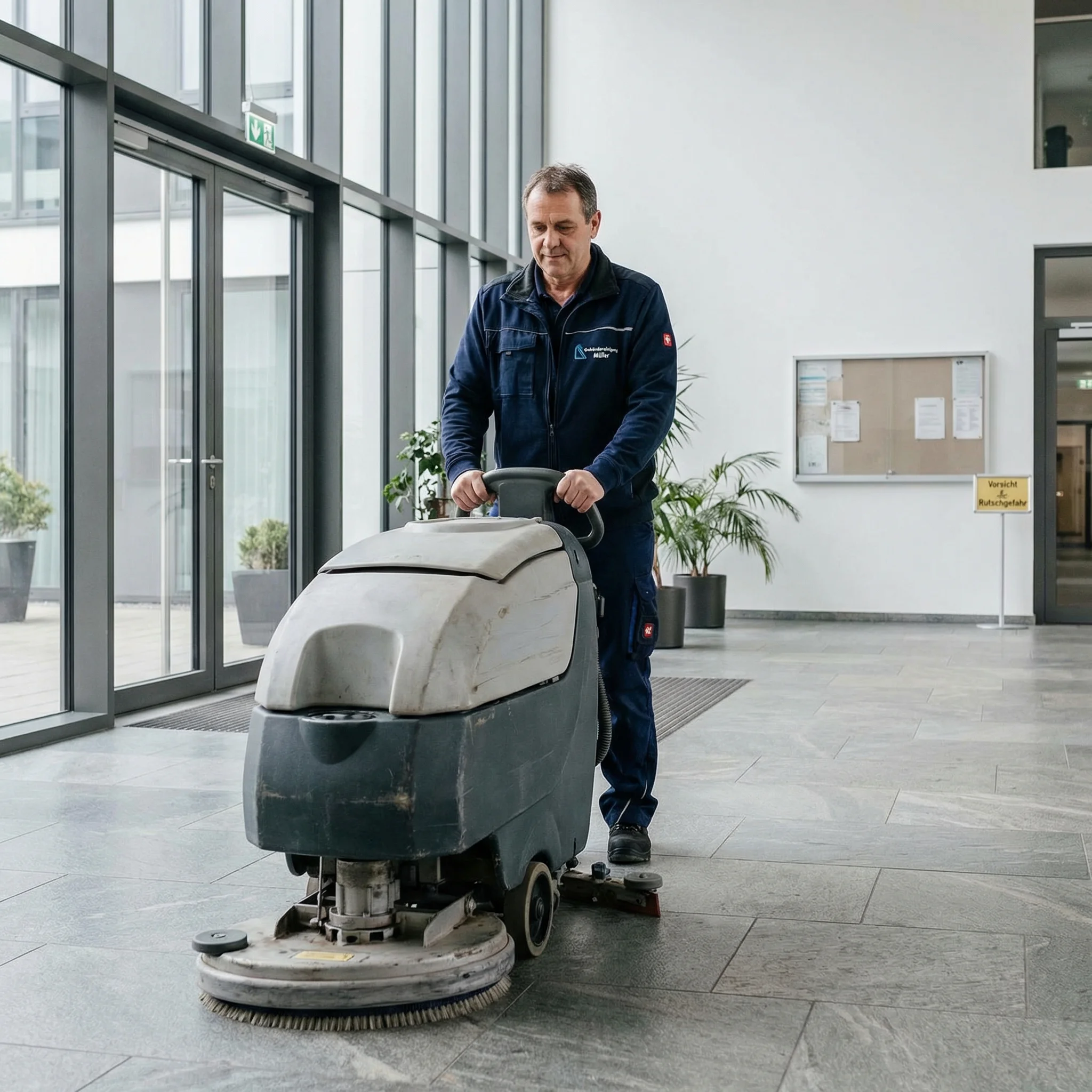 Gebäudereinigung Treppenhaus – Facility Management München